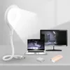 Veilleuses LED Lampe De Bureau Lumière Portable DC5V Table Librement Pliable USB Luminaria De Mesa Anneau Super Lumineux