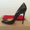 Femmes Hobe Shoes Designers Soe Red Soles Paris 8cm 10cm 12cm talons noirs en or de mariage Gold Bottoms ￠ talons hauts