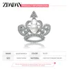 Pins Brooches 925 Silver Crown Pearl Brooch For Women Wedding Fashion Jewelry Gift L221024