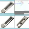 Money Clips Unisex Stainless Steel Mens Clip Wallet Women Slim Metal Credit Couple Safe Id Card Clamp For Onvk Otoh3