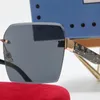 3015 Брендовые дизайнерские солнцезащитные очки маленькая пчела мода новая металлическая большая оправа солнцезащитные очки ретро мужские и женские высококачественные очки с коробкой