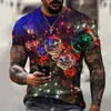 Men's T Shirts 3D Printed Christmas Tree T-shirt Harajuku Street Casual Wear Fashionable Comfortable Personalized Party