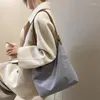 Bolsas de noche 2022 Corea japonesa Mujeres Causal Totes de gran capacidad Bolso de tela Oxford ligero Bolso de compras de moda Hombro