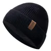 Bérets unisexe hiver chapeau ajouter polaire chaud casquette URGENTMAN élégant doux bonnet pour hommes femmes en plein air épaissir Ski Sports tricoté
