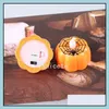 Party Decoration Halloween Party Decorations Led Electronic Pumpkin Lights Atmosphere Decoration Glowing Toys Squash Candle Light By Dhxde