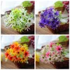 Decorative Flowers 2pcs/lot Jump Orchid Chrysanthemum Artificial Silk Flower Dried For House Wedding Decoration