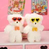 Peluche orso da 10 cm Mini orsetti carini bambole piccolo regalo per ciondolo matrimonio festa portachiavi in peluche Kawaii