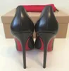 Femmes Hobe Shoes Designers Soe Red Soles Paris 8cm 10cm 12cm talons noirs en or de mariage Gold Bottoms ￠ talons hauts