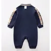 Kinder Strampler Säuglingsspielanzug Kleidung Baby Strampler Designerkleidung Baumwolle Krawatte Jumpsuits Sets