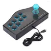 Spelkontroller 3 i 1 USB Wired Controller Arcade Fighting Joystick Stick för PS3 Computer PC Gamepad Engineering Design Gaming Console