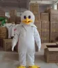 costume adulto della mascotte del fumetto del vestito operato dal pollo bianco speciale