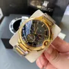 Mens Watch Ballon Otomatik Saatler Tasarımcı Çapı 46 mm Safir Cam Sayaç Kalitesi Resmi Çoğaltma Garanti Hizmeti İzle MAN GRISTWATCH 035A