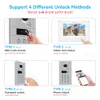 Sonnettes Jeatone 7 pouces Tuya sans fil Wifi 1080P interphone vidéo pour la maison vidéo sonnette mot de passe déverrouiller AHD écran Wifi interphone système 221025