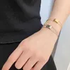 Designers de alta qualidade feminino pulseira argyle temperamento de luxo bracelets de ouro charme de moda simplicidade no presente do memorial do dia feminino