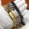 Bracelets de charme Designer de alta qualidade aço inoxidável Love Bracelet Homens Mulheres fileiras de ouro
