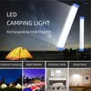 Night Lights USB Rechargeable LED Portable Lantern Emergency Multifunction Indoor Under Cabinet Light Outdoor Tent Camping Lamp
