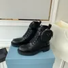 Botas de moda Martin Boots de Leather Spring e Autumn Boots