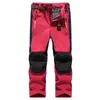 Skiing Bib Pants Assault Children Boys Garotas Meninas ao ar livre Caminhando escalada Trekking Sports Storm Sutor