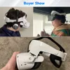 3D очки Ficep Head Bess для Oculus Quest 2 Halo Regrapble Commory Oculus Quest 2 Head Bess для Oculus Quest2 аксессуары 221025