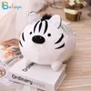 Plush Dolls 1pc Soft Stuffed Tiger Toys Pillow Cartoon Animals Zebra Kawaii Doll Down Cotton For Children Christmas Present 221024