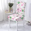 Chair Covers Arrival Cartoon Pink Flamingo Elastic Cover Stretch Dining Seat For Wedding Banquet Living Room Decor