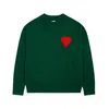 Männer und Frauen Pullover neue Modemarke Sweater Designer Strickhemden Langarm Französisch Sticked Amis Heart Muster Rundes Hals Strickwarenpullover