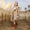 Coat Spring Autumn Girls Jacket Children Outerwear Long Sleeve Kids Clothes Jackets For Teeny Girl Trench 4-14Y