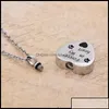 Pendentif Colliers Pendentifs Cmj9704 Forever In My Heart Pet Memorial Bijoux Dog Keepsake Crémation Urn Collier Fo Ot3Rq