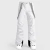 Pantalon de Ski à bretelles nouvelle tendance Ski femmes bretelles et snowboard imperméable coupe-vent thermique neige pantalon de marche Fa L221025