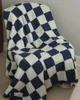 Battaniyeler Dama Tahtası Ekose Battaniye Sonbahar Kış Yumuşak Sıcak Kanepe Kapağı Moda Kafes Yatak için Atma