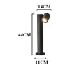 Adjustable Head Outdoor Pillar Light Waterproof Aluminum Post Lawn Lamp LED Rotatable Patio Landscape Pathway Column