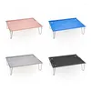 Camp Furniture Camping Single Table Outdoor Aluminum Super Light Portable Folding Mini Plate Small Tea