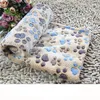 wholesale coperta per cani Coperte per animali domestici Motivo con stampa zampa Coperta per gatti in pile Morbidezza extra Soffice Leggero Lavabile SN5007