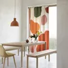Cortinas cortinas creativas para sala de estar, dormitorio, persianas con estampado geométrico nórdico, bordado de tul blanco grueso