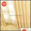 커튼 커튼 유럽 고급 커튼 거실 침실에 자수 Jacquard Backdrop Balc Otlri