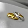 Kadın moda klasik grup yüzüğü Yüksek kaliteli cilalı 925 gümüş çift yüzük tasarımcı kadın takı düğün anma günü hediyesi
