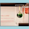 Titulares de vela Fashion Super Beauty Creative Creative Transparent Cylinder Lamp Oil Lotus Folha Características Presente de casamento em vez de DHKN3