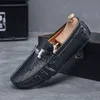 Fashion Eaded British Men Love PU Pure Color Simple Classic Various Leisure Business Positive Shoes Ad340-1