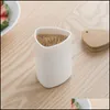 Toothpick Holders Tootick Holders Simple Can Box Household Dining Table Portable Wooden Er Plastic Cartridge Drop Delivery 2022 Home Dhjmw