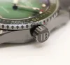 GF Fifty Fathoms Bathyscaphe A1315 Automatic Mens Watch 5000-0130-B52A Black Ceramic Case Green Dial Super Edition Nylon Strap Puretime B2