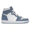 Herren Damen Jumpman 1 Basketballschuhe Creme Dunkle Schokolade High Patent Bred 1s Mid Dutch Green Panda Cactus Jack Denim Sport-Turnschuhe