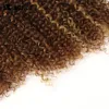 H￥rbulkar syntetiska v￤v 16-20 tum 7pieceslot afro kinky lockiga buntar med st￤ngningssyntetiska spetsar f￶r svarta kvinnor 221024
