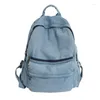 Backpack Women's Denim Female Leisure Travel Outing Shoulder Bag Fashion Schoolbags Bookbag Suitable For Boys And Girls