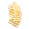 Berets 100 Pcs Disposable Hairdressing Earmuffs Salon Clear Ear Cover Protection Hair Dye Protect Cap Color Styling Tool