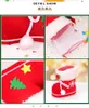 Casual Shoes Creative Christmas Boots Flocking Pencil Holder Candy Bag Kindergarten Gift Decoration Children's Toys