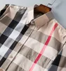 2022 Herrenhemd Luxurys Designer Menswear Casual Bussiness Shirtsa Klassischer Mann Kleid Hemden Männer Langarm Marke Mode Frühling M-4XL # 198