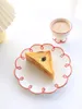 Cups Saucers Coffee And Tableware Plates Dishes Afternoon Tea Set Home Kitchen Porcelain Cup Cafe Party