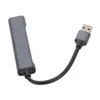 L￤tt bra USB 3.0 Universal Docking Hub med kortl￤sare Metalkabel Multipuros f￶r skolan