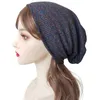 Beanie/Kafatası Kapakları Geebro Kadınlar Çok renkli şerit desen şapka Bahar Sonbahar Yumuşak Düşük Örgü Kapak Bayan Kız Kafa Beanies Gorros T221020