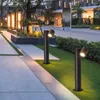 Jardín al aire libre Césped Pilar Lámpara Paisaje Vía Columna Bolardos Luz Impermeable Villa Valla